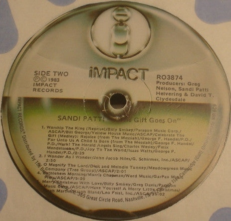 Sandi Patti* - The Gift Goes On - LP