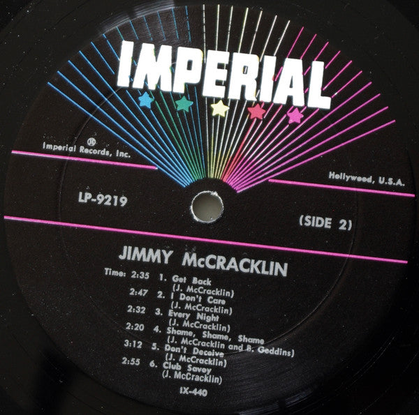 Jimmy McCracklin - I Just Gotta Know - LP