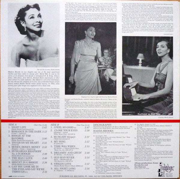 Hadda Brooks - Romance In The Dark - LP