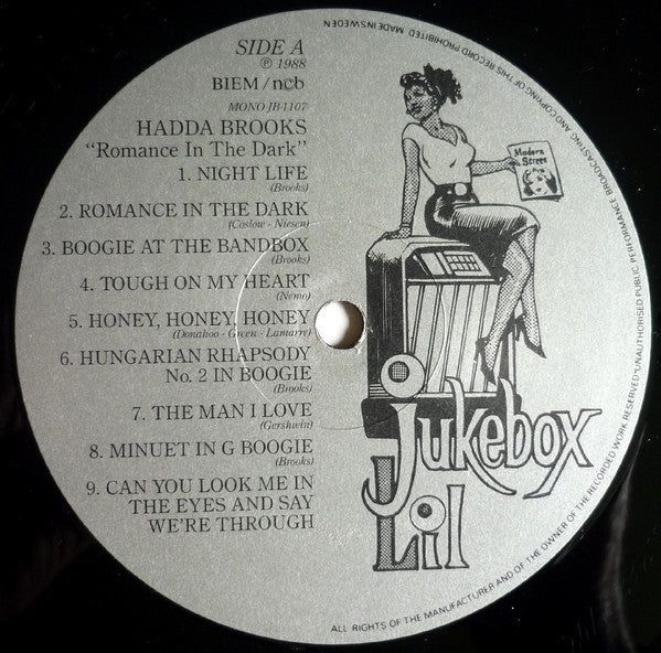 Hadda Brooks - Romance In The Dark - LP
