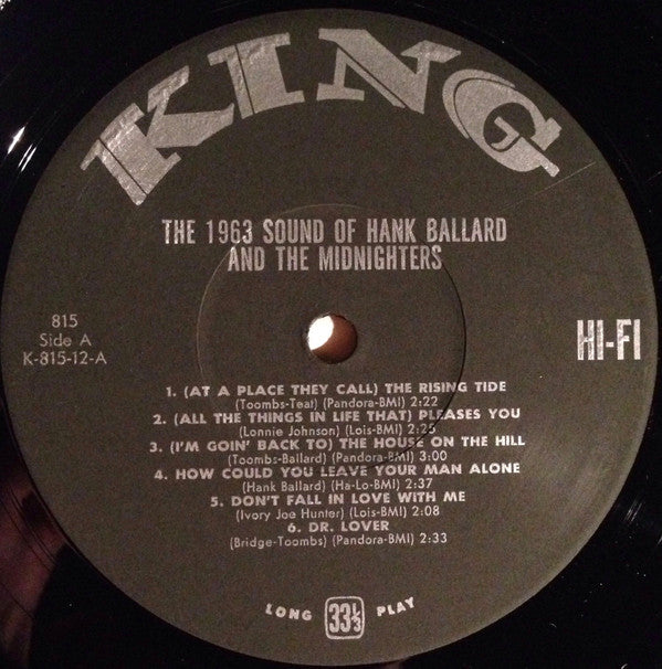 Hank Ballard And The Midnighters* - The 1963 Sound Of Hank Ballard And The Midnighters - LP