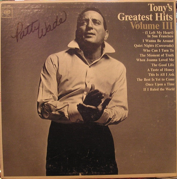 Tony Bennett - Tony Bennett's Greatest Hits, Volume III / The Movie Song Album - LP