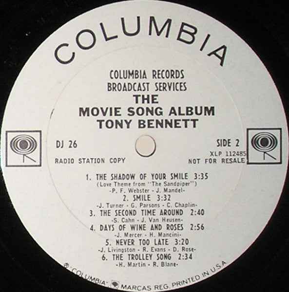 Tony Bennett - Tony Bennett's Greatest Hits, Volume III / The Movie Song Album - LP