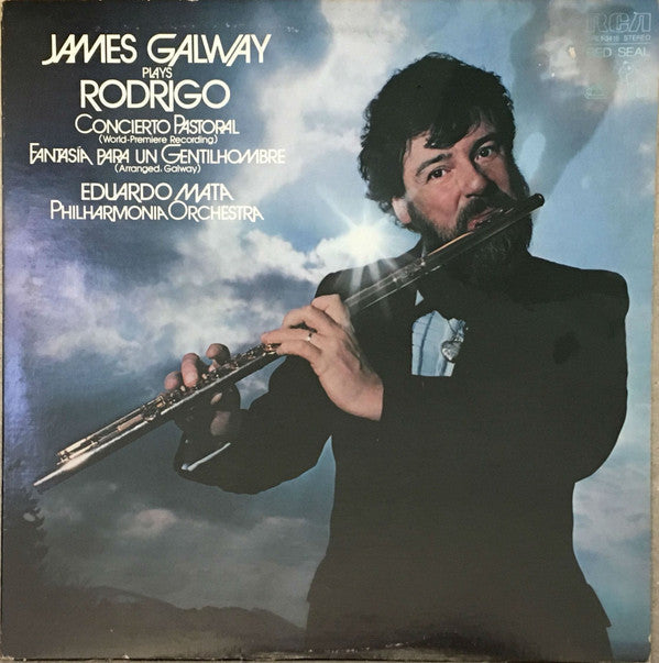 James Galway, Eduardo Mata, Philharmonia Orchestra - Plays Rodrigo Concierto Pastoral, Fantasia Para Un Gentilhombre - LP