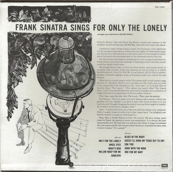 Frank Sinatra - Frank Sinatra Sings For Only The Lonely - LP