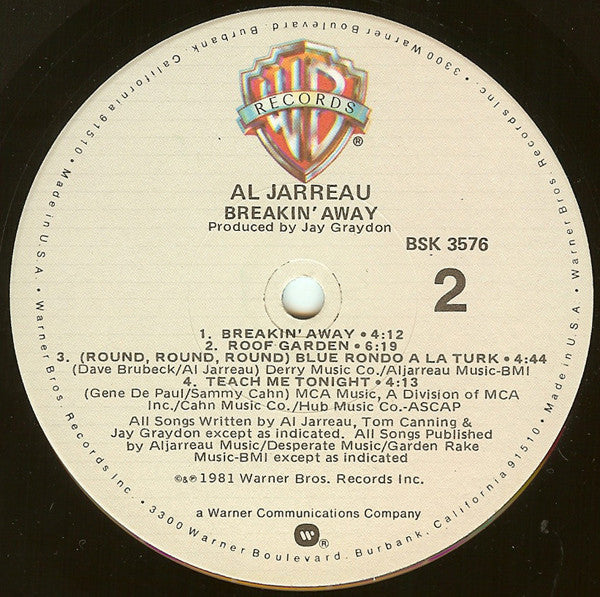 Al Jarreau - Breakin' Away - LP