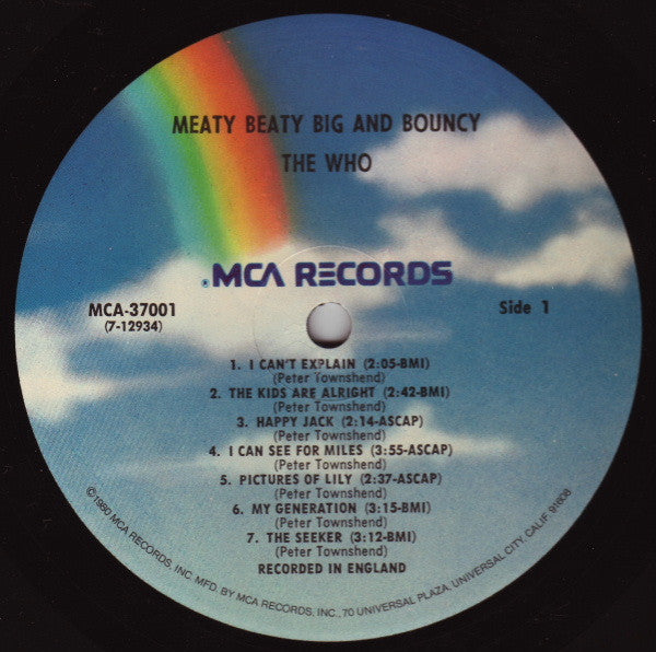 The Who - Meaty Beaty Big And Bouncy - LP