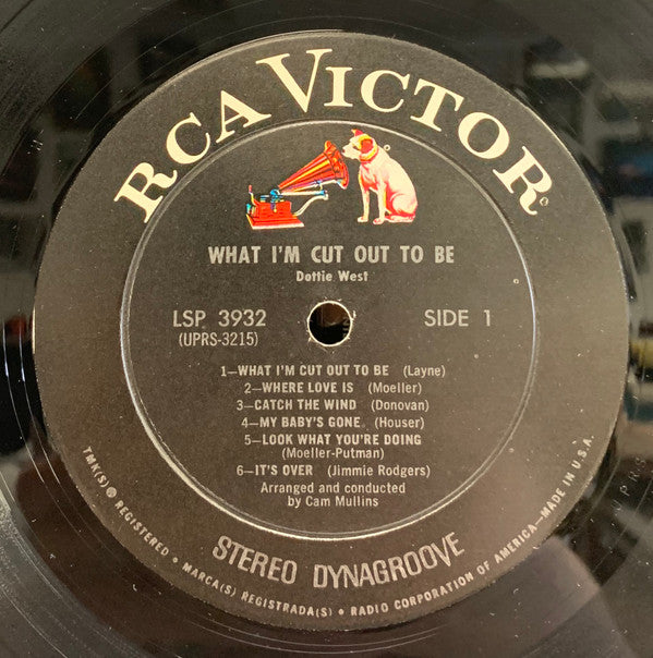 Dottie West - What I'm Cut Out To Be - LP