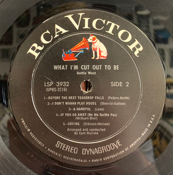 Dottie West - What I'm Cut Out To Be - LP