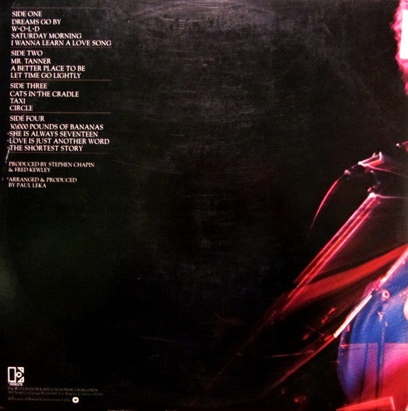Harry Chapin - Greatest Stories - Live - LP