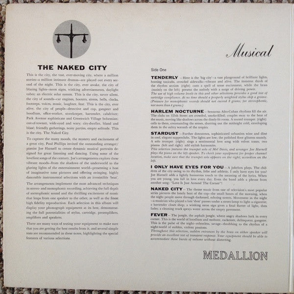 Paul Phillips And His Orchestra - The Sound Of Midnight Naked City - LP