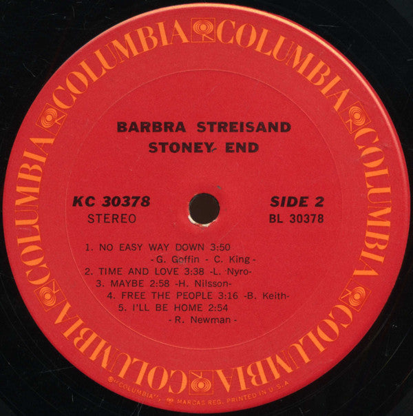 Barbra Streisand - Stoney End - LP