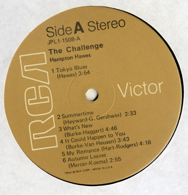 Hampton Hawes - The Challenge - LP