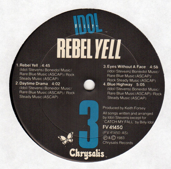 Billy Idol - Rebel Yell - LP