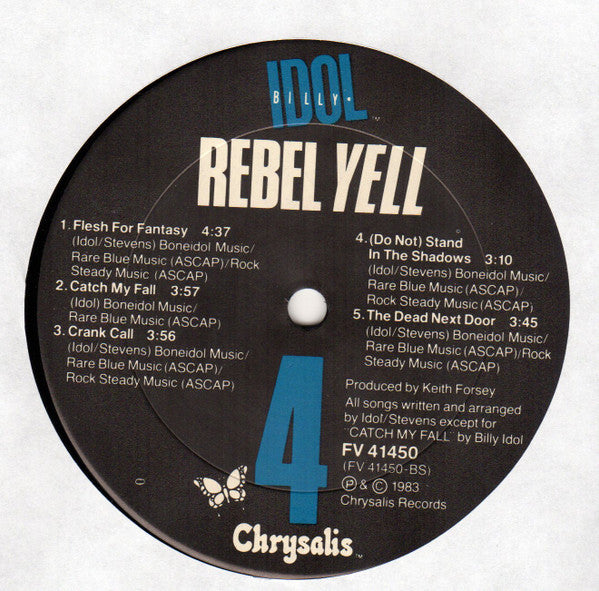 Billy Idol - Rebel Yell - LP