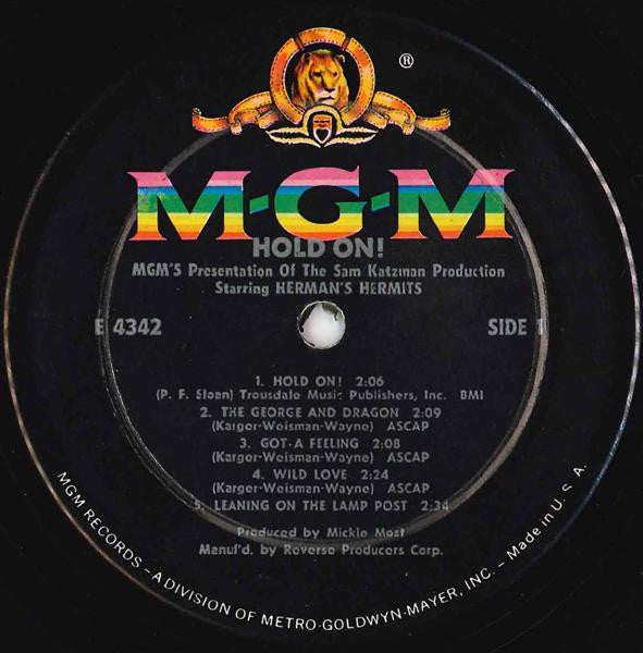 Herman's Hermits - Hold On! - LP