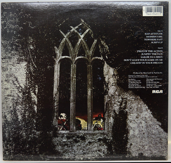 Meat Loaf - Bad Attitude - LP