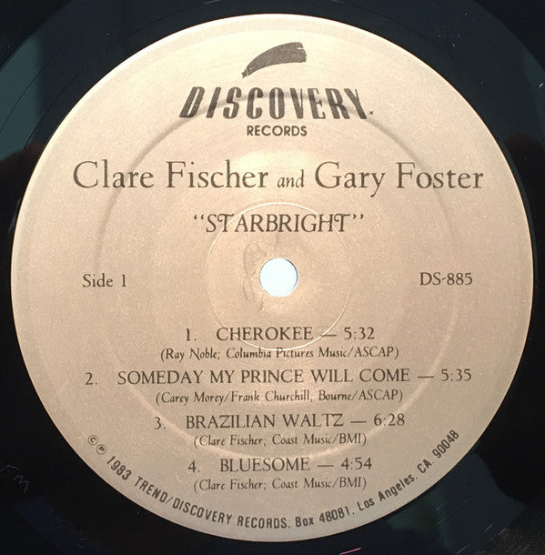 Clare Fischer And Gary Foster - Starbright