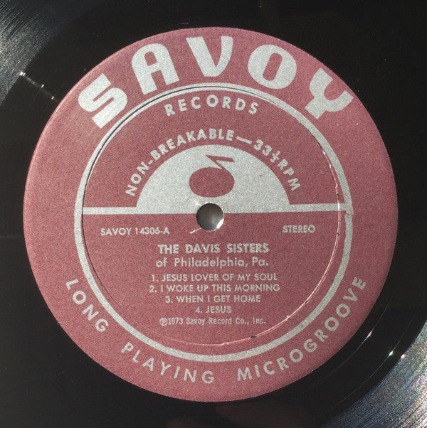 The Davis Sisters (2) - Jesus, Lover Of My Soul - LP