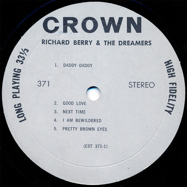 Richard Berry And The Dreamers  - Richard Berry And The Dreamers - LP