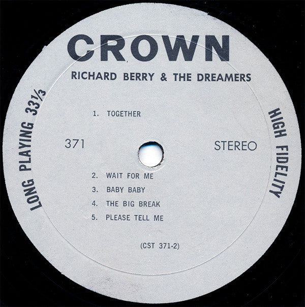Richard Berry And The Dreamers  - Richard Berry And The Dreamers - LP