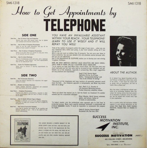 Mona Ling - How To Get Appointments By Telephone - LP
