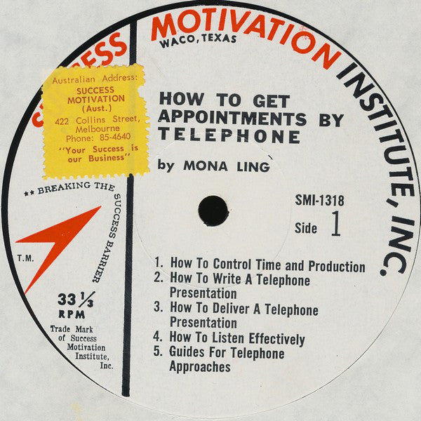Mona Ling - How To Get Appointments By Telephone - LP