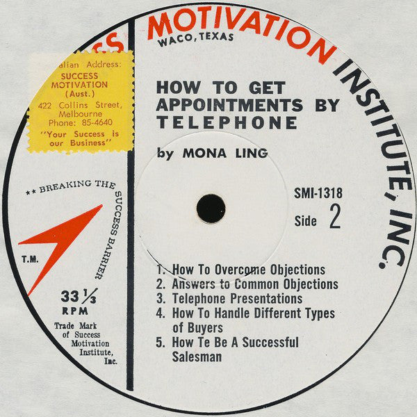 Mona Ling - How To Get Appointments By Telephone - LP