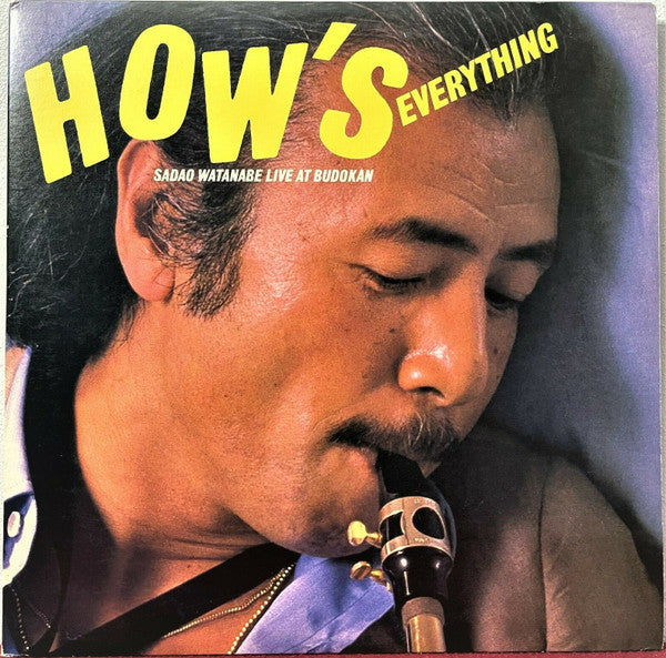 Sadao Watanabe - How's Everything - Sadao Watanabe Live At Budokan - LP