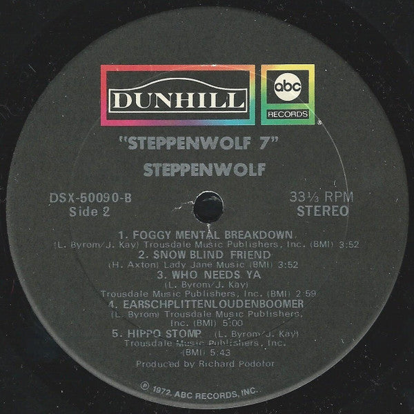 Steppenwolf - Steppenwolf 7 - LP