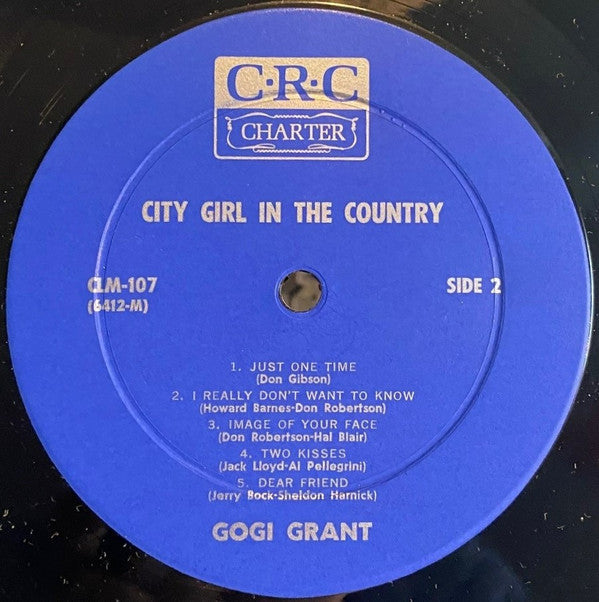 Gogi Grant - City Girl In The Country - LP