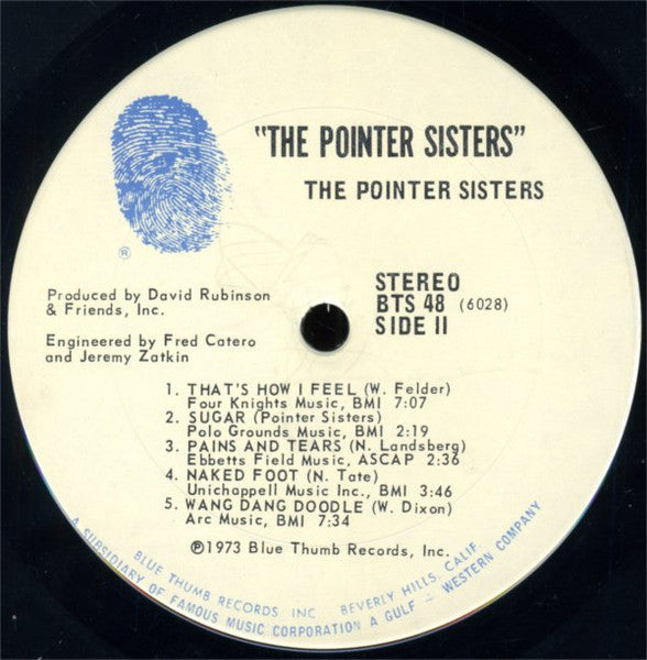 The Pointer Sisters* - The Pointer Sisters - LP
