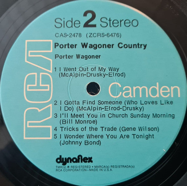 Porter Wagoner - Porter Wagoner Country - LP