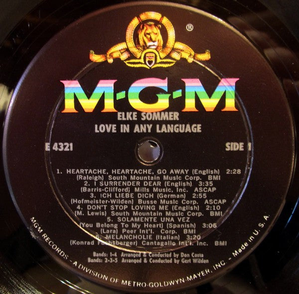 Elke Sommer - Love In Any Language - LP