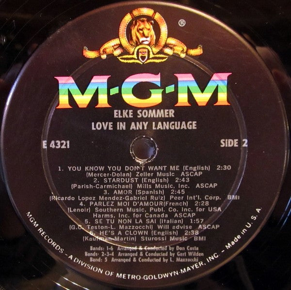 Elke Sommer - Love In Any Language - LP