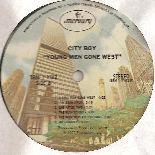 City Boy - Young Men Gone West - LP