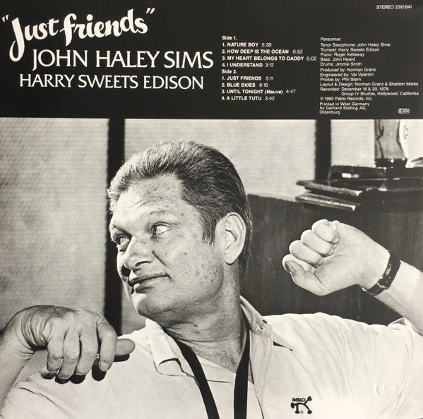 John Haley Sims*, Harry Sweets Edison* - Just Friends - LP