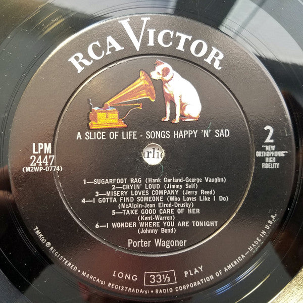 Porter Wagoner - A Slice Of Life - Songs Happy 'N' Sad - LP