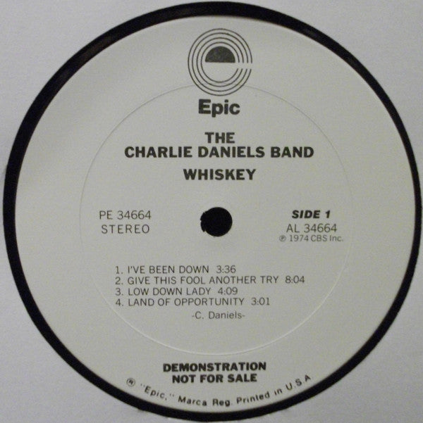 The Charlie Daniels Band - Whiskey - LP
