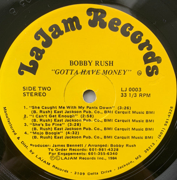 Bobby Rush - Gotta Have Money - LP