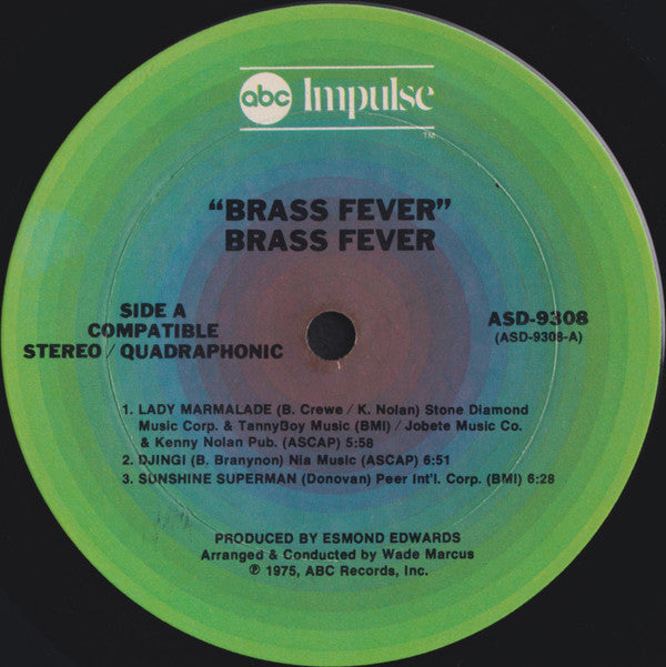 Brass Fever - Brass Fever - LP