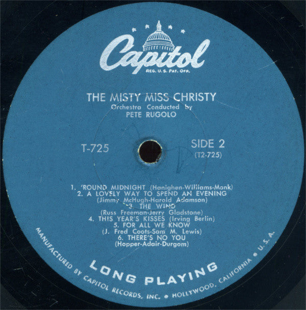 June Christy - The Misty Miss Christy - LP