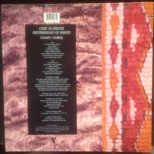 Chris McGregor's Brotherhood Of Breath - Country Cooking - LP