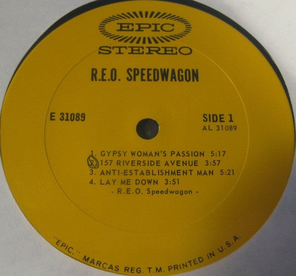 R.E.O. Speedwagon* - R.E.O. Speedwagon - LP