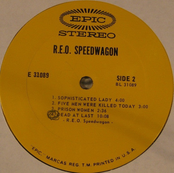 R.E.O. Speedwagon* - R.E.O. Speedwagon - LP