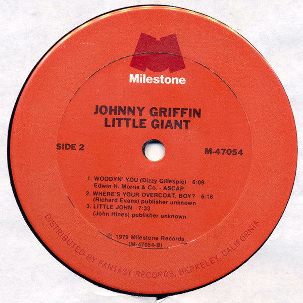 Johnny Griffin - Little Giant - LP
