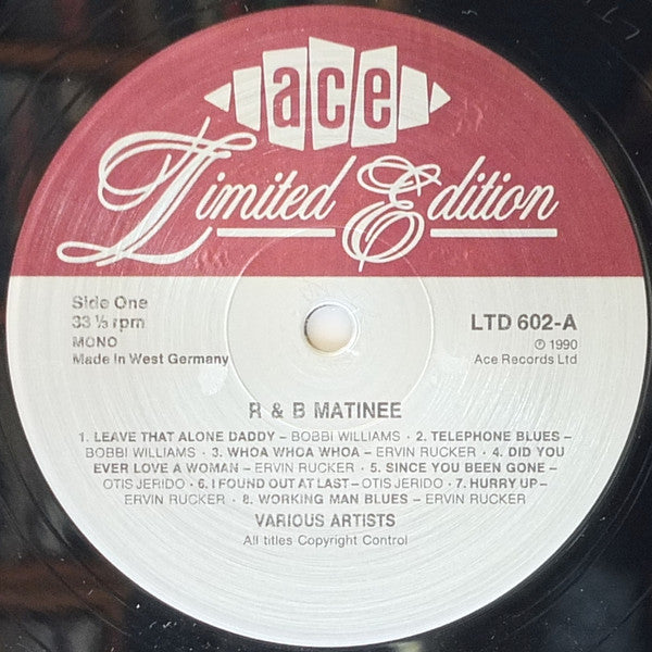 Various - R & B Matinee - LP