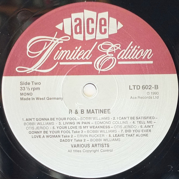 Various - R & B Matinee - LP