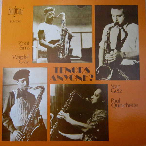 Stan Getz, Zoot Sims, Wardell Gray, Paul Quinichette - Tenors Anyone? - LP