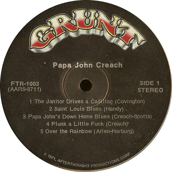 Papa John Creach - Papa John Creach - LP